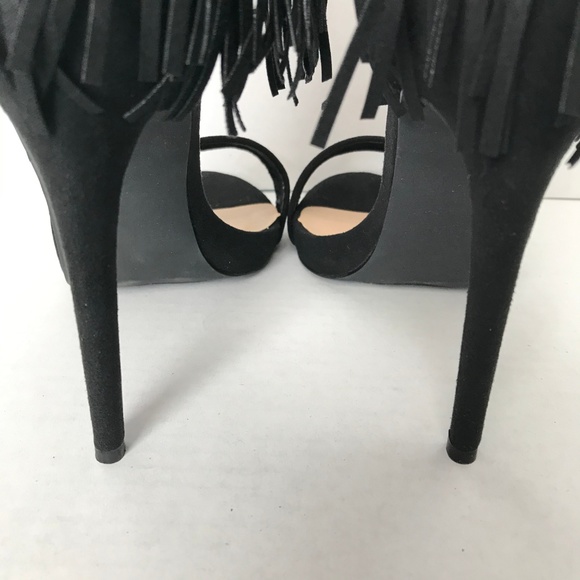 Brand New Justfab Fringed Heels Size 10 - Picture 6 of 6